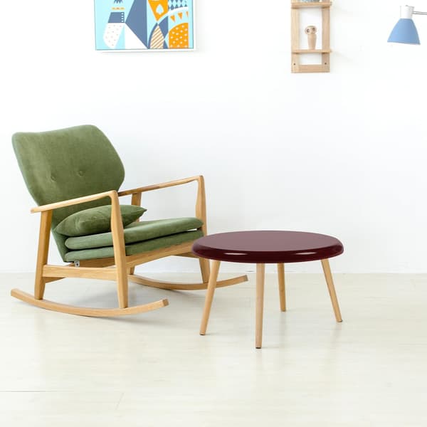 Ersättningssits för träpall, rund, elegant design, brun, enkel