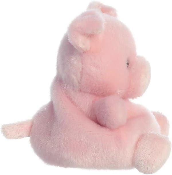 Trollkarlsgris gosedjur, 13 cm, Rosa