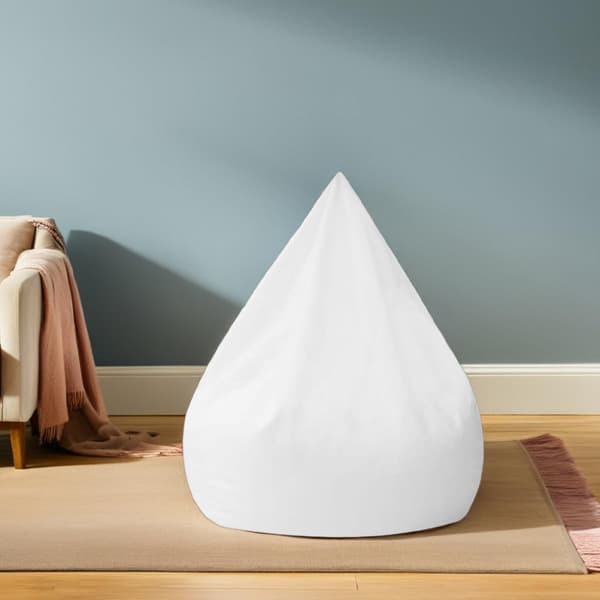 Innerfoder för sittsäck utan fyllning, ersättningsöverdrag för lazy sofa, material i ventilerande gasväv