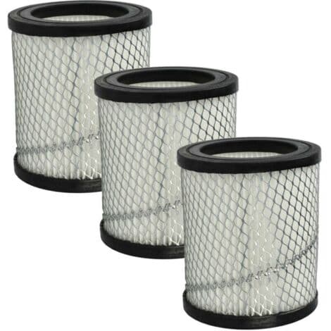 3x filter kompatibelt med PowerPlus POWX300 askesuger - HEPA-filter til allergilindring