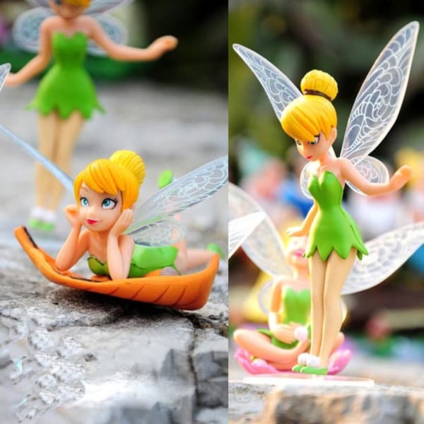 6 st/set Anime Tingeling Sagor Flickor Tingeling PVC Actionfigurer Leksaker