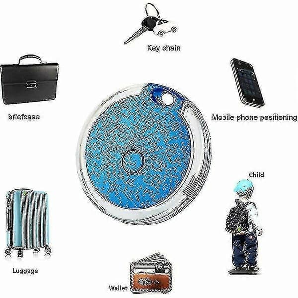 4-pak Mini GPS-tracker Vandtæt bærbar Bluetooth-tracker til bagage/børn/kæledyr/kat/hund Premium