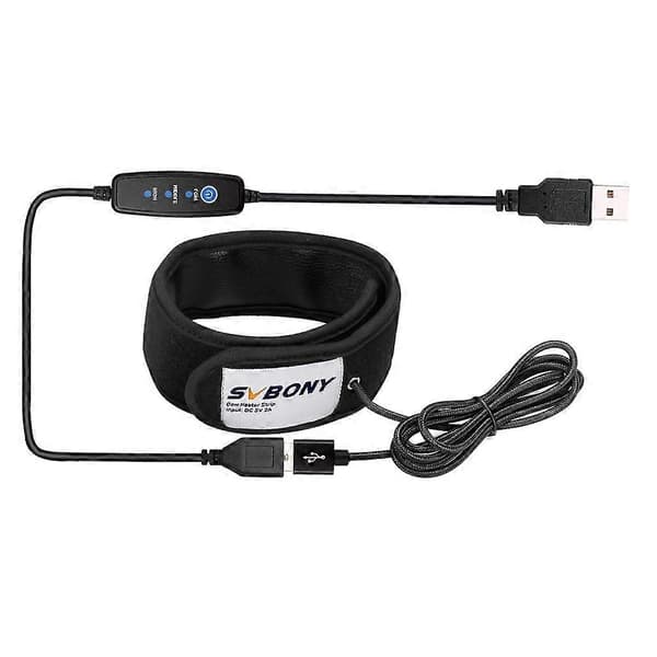 USB-linsevarmer for speilreflekskamera og teleskop med temperaturkontroll