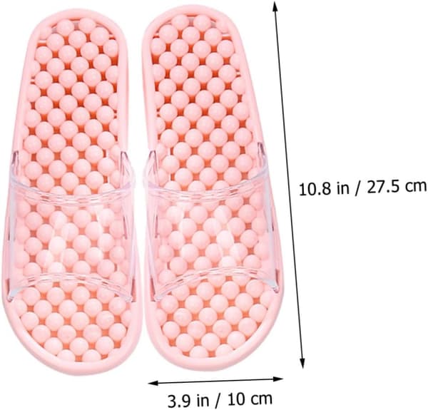 Tofflor för dusch och bad Bekväm massagesula Design för inomhusbruk på vintern