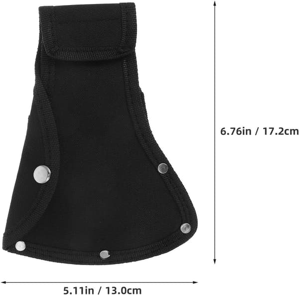 Bärbart yxskydd i nylon med förstärkt nylontyg och midjeväska för utomhusbruk