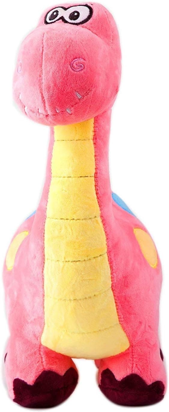 35 cm vaaleanpunainen pehmoinen dinosauruspehmolelu, täytetty dinosauruspehmoeläin
