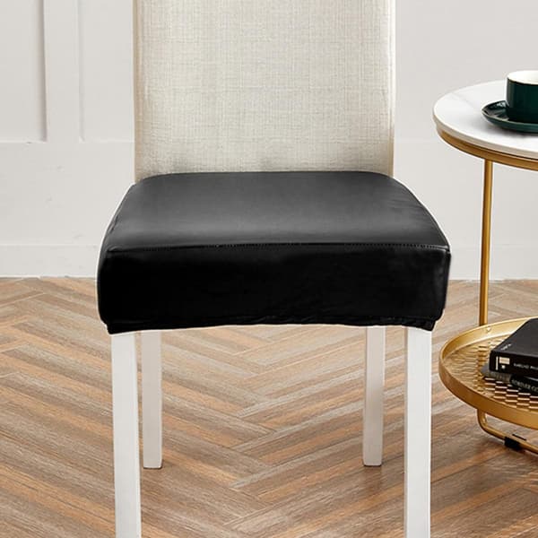 Skyddande stolsöverdrag stolsitsöverdrag modern design PU-läder stretch