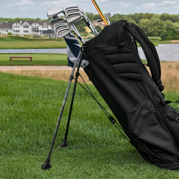 2 stk. gummiføtter til golfbag, sklisikkert erstatningstilbehør
