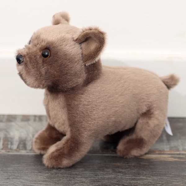 Pehmo-koira ruskea halinalle 19 cm pehmeä pehmolelu