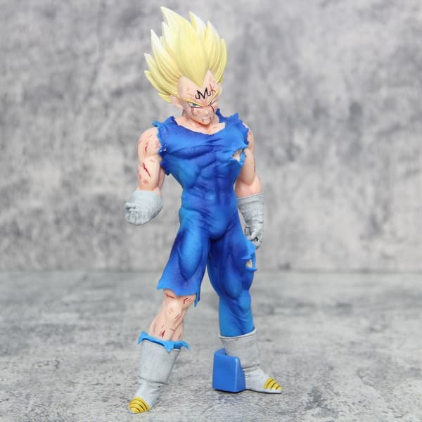 20 cm Anime Dragon Ball-figur Vegeta Actionfigur Battle Damage Staty Anime-figur PVC-modell Docka Samlarleksaker Presenter