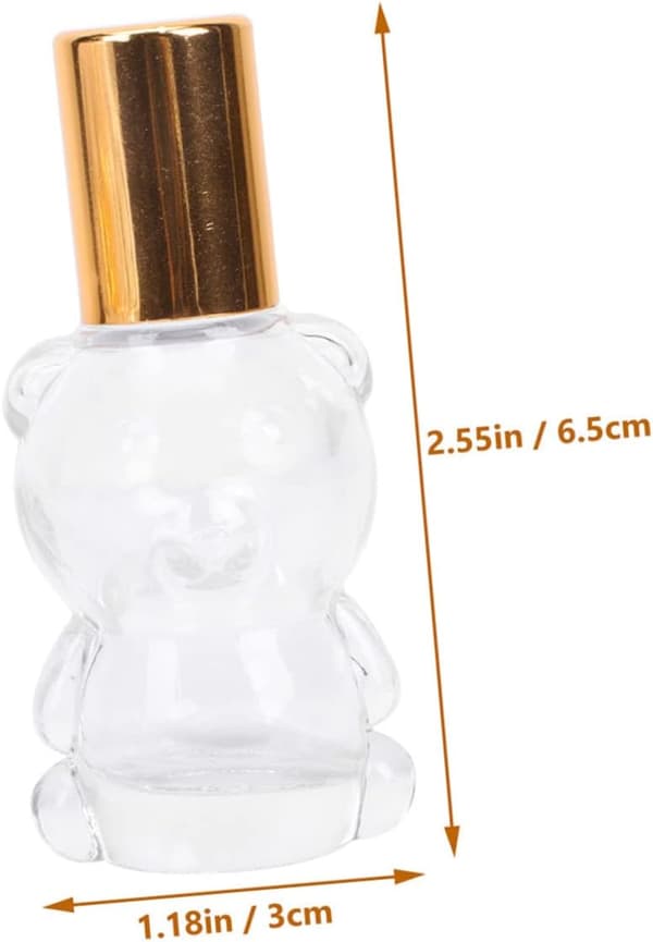 12 st. glasflaskor med roller för parfym, tomma eteriska oljeflaskor, bärbar parfymbehållare med roller-kula