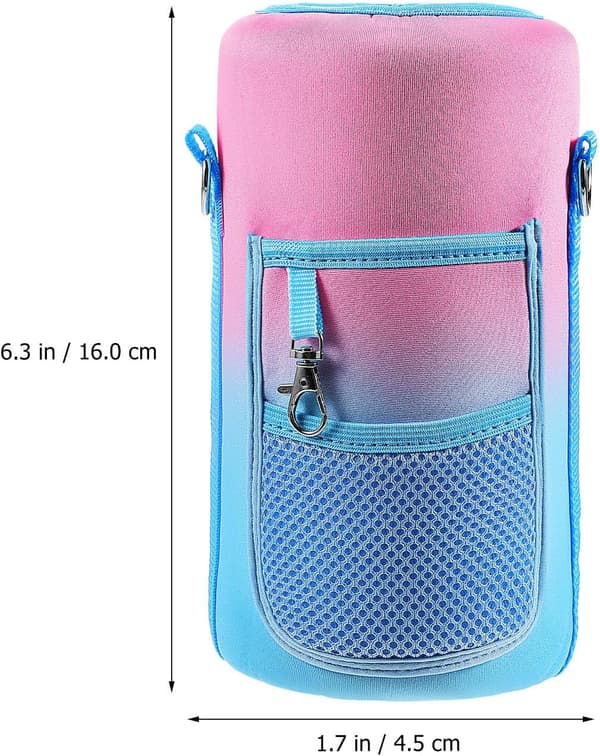 st flaskhållare med rem, stora 2000 ml isolerade fodral