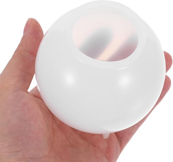 DIY 80 mm kristallkula silikonform för hartshantverk, rund sfärisk form
