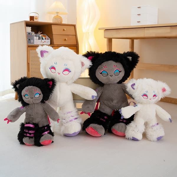 Blødt tøjdyr til børn (40-55 cm), nuttet bamse[HK] sort
