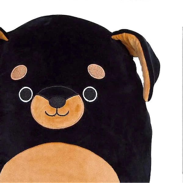 Slee P Toy pehmeä rottweiler-pehmolelu lapsille ja aikuisille