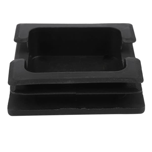 75mm x 75mm Firkantede plasthetter rørinnlegg endestykker 2 stk