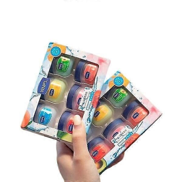 6-pack läppbalsamset, Vaseline Petroleum Jelly, återfuktande vård mot torrhet, superpresentförpackning