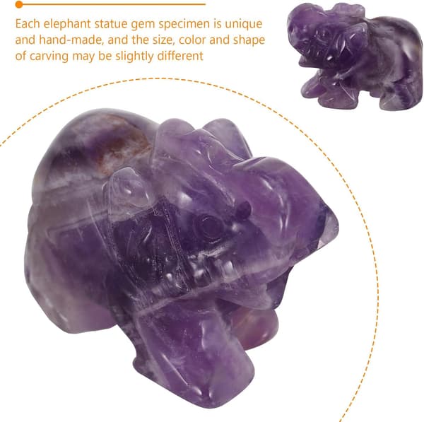 Elefantprydnad Elefant Kristalldekoration Aventurin Healingsten Elegant Vacker Design Vardagsrumsdekoration