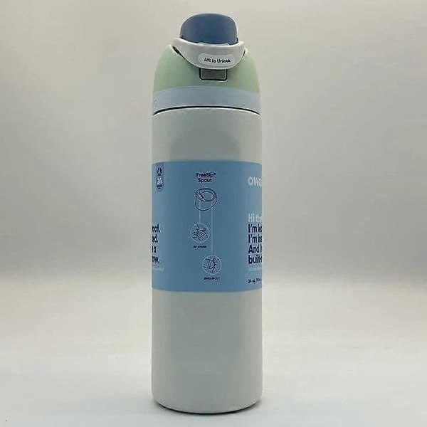 Owala FreeSip 24/32oz Drikkedunk i rustfrit stål Iced Breeze, 32 oz 32oz