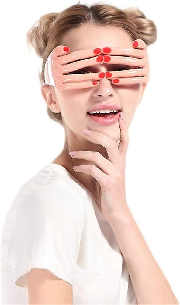 Roliga fingerformade glasögon Maskeradmask