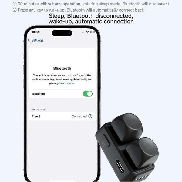 Trådlös Bluetooth-fjärrkontroll med dubbla knappar för Kobo e-boksläsare, Lazy Artifact, Grön Green