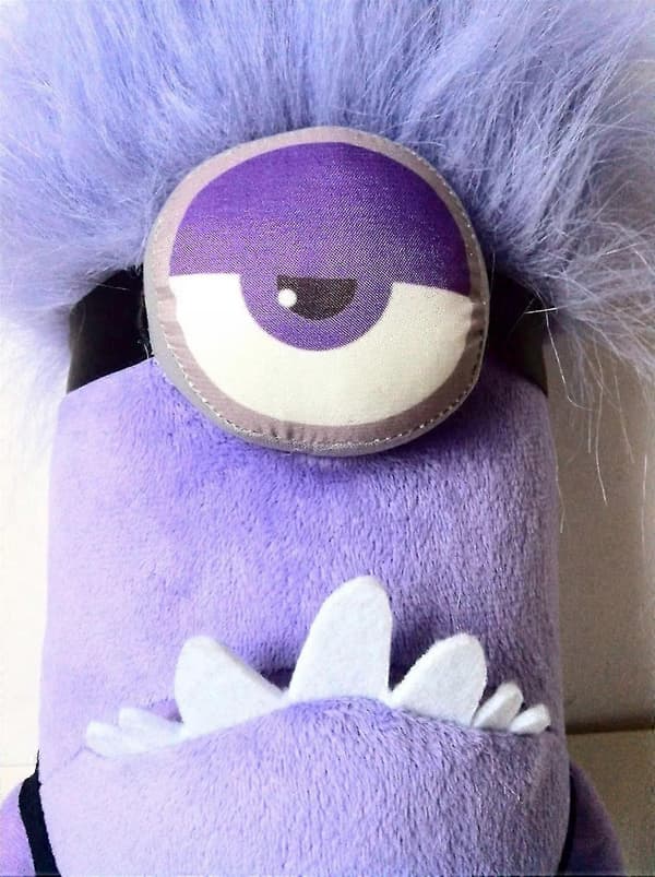 30 cm violetti Minions-pehmolelu lapsille (violetit kiikarit)