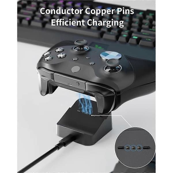 Laddstation för Xbox Elite Series 2 trådlös handkontroll, Typ-C