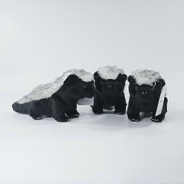 Honungsgrävling mjukisdjur Mellivora Capensis gosedjur simulerad djurdocka barnpresent 30 cm