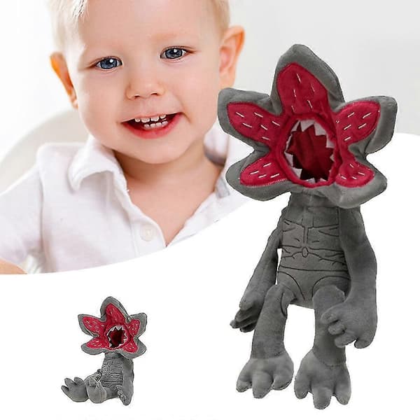 Stranger Things -pehmolelu, sarjakuvamainen Demogorgon-pehmoeläin, halityyny