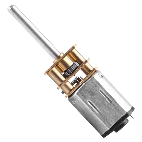 12V DC elektrisk växelmotor med lång utgående axel 100 RPM