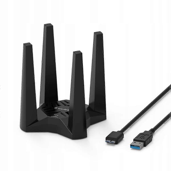Wavlink AC1900 Dual-Band USB WiFi-adapter magnetisk netværkskort