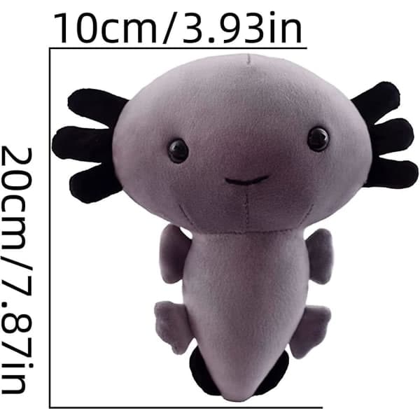 20 cm / 7,9 tuuman pehmeä aksolotli-pehmolelu, sarjakuvahahmonukke [LD]