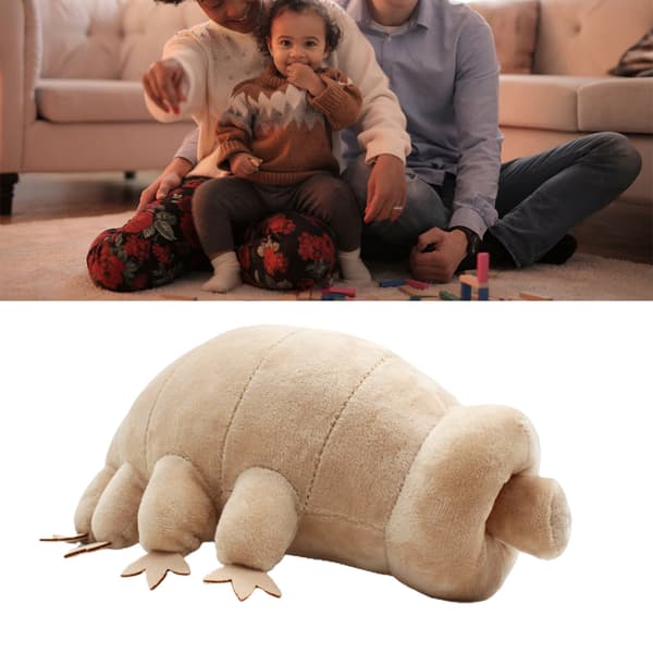 Inner Sea Creature -tardigradi-pehmolelu, ruskea pehmolelu
