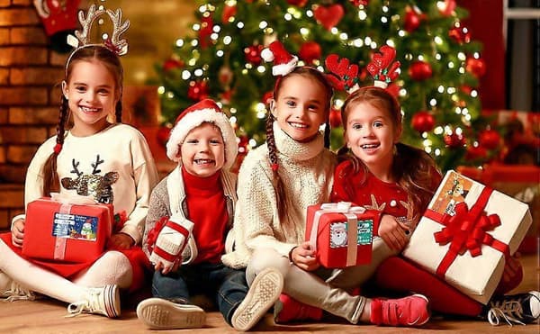 500 st julklappsetiketter julklappsdekaler