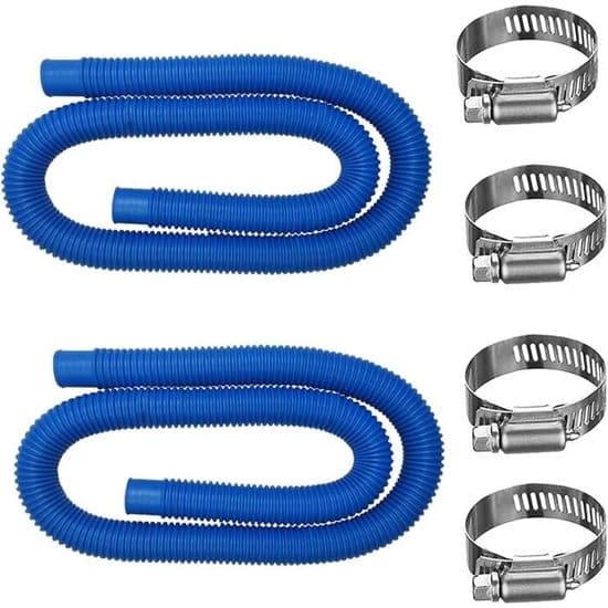 Poolslangar - Kran - Montering - 150 x 3,2 cm - Flexibel - Läckagesäker