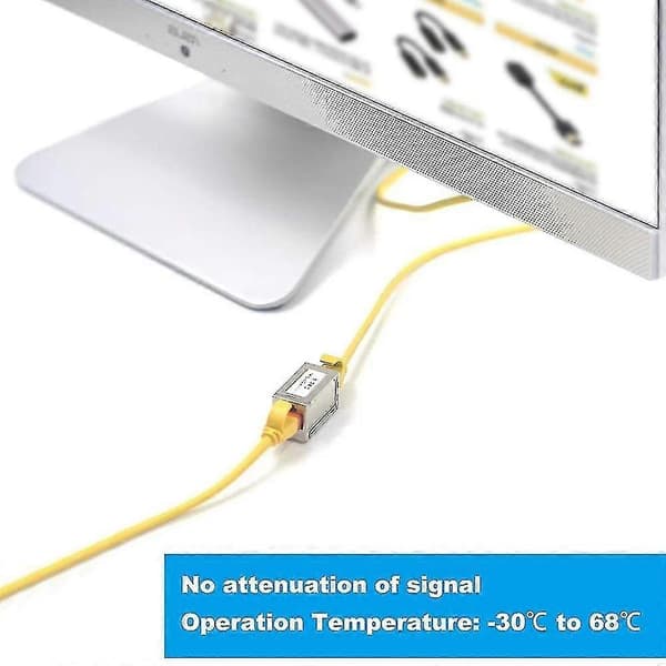 2025 Senaste modellen 5-pack Cat6 A Ethernet-adapterkontakt patchkabel RJ45-adapter Cat6 LAN-kontakt förlängning LAN