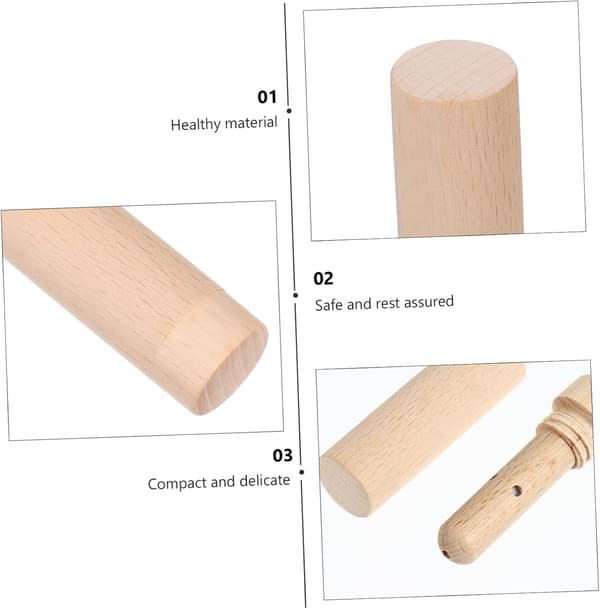 Nässticka i trä, doftande inhalationssticka för aromaterapioljor för hem och kontor