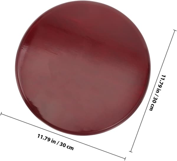 Ersättningssits för träpall, rund, elegant design, brun, enkel