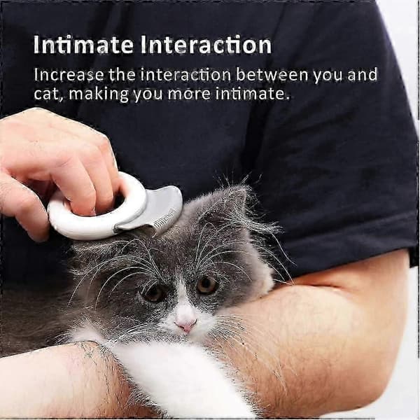 Katte- og hundebørste, kæledyrskam til afslappende massage.