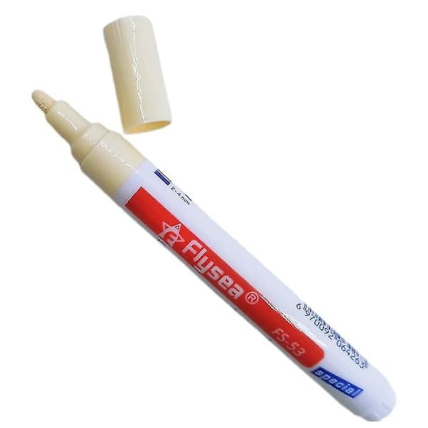 Kakelfogpenna, kakelreparation, badrumskakelfyllnad, beige