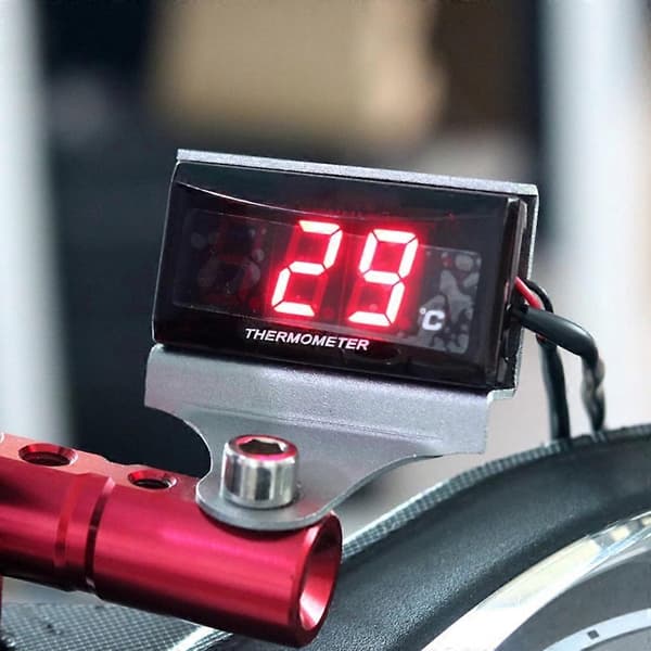 Motorcykel Digital Termometer Vandtemperatur Måler