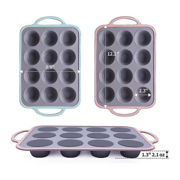 Silikon Muffinsform, Mini Cupcakeform, Mini Bagekopper, Cupcakeform Til Hjemmelavede Muffins, Cupcake