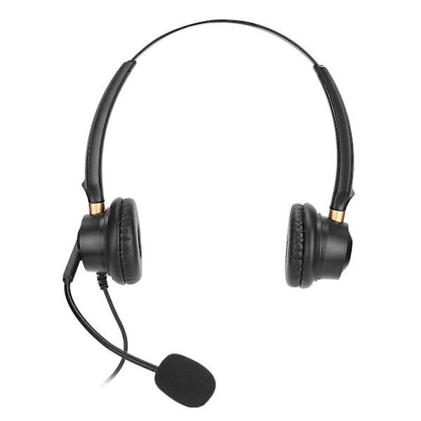 H600D?2.5 Telefon Headset Call Center Støjreducerende Ledningsført Binaural Kundeservice Headset