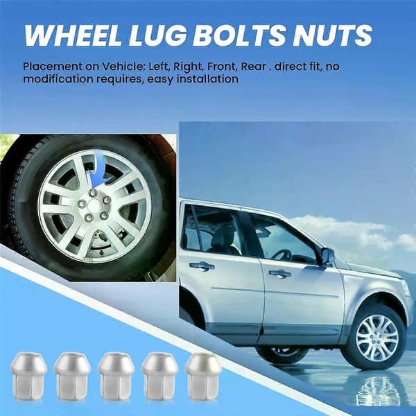 5 stk. hjulmøtrik bolt stud passer til LR001381 til FREELANDER 2 / RANGE ROVER