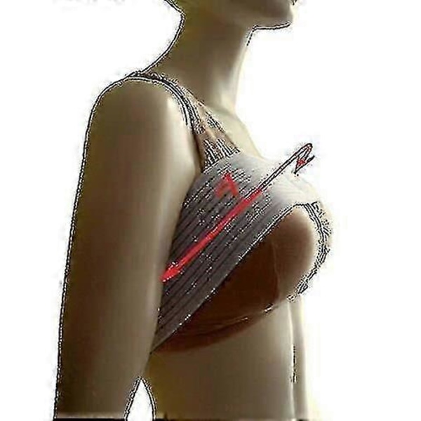 Bröst Implantat Stabilisator och Bröstkompression Stödband Efter Operation, Bröstförstoring och -reducering Bandage, One Size Passar De Flesta, Hudfärgad