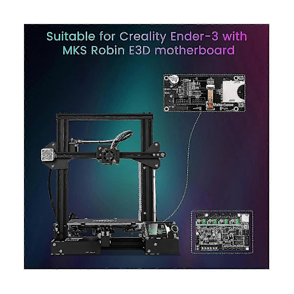 För Mks Mini12864 V3 Sätt i SD-kort Främre LCD Smart Display Skärm 3D-skrivardelar Mks Skr Voron M