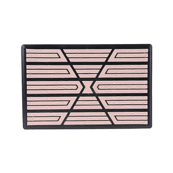 9\" x 6\" Slitstark Plastmatta Fordonsinteriör Häl Fotmatta Pedal Patch Skydd