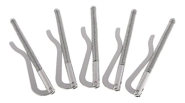 Pengeclips Organizer Hardware Fjeder Pengeclips Check Holder Guld Pengeclips (farve: sølv) (5 stk)