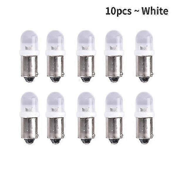 10 stk. BA9s LED-lamper Bilinstrumentpanel Lys Hvit-dwdz