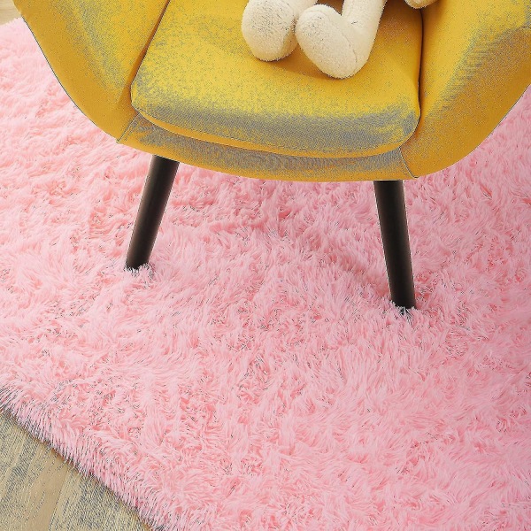 Pehmeät fluffy-alueen matot makuuhuoneeseen lastenhuoneeseen Pehmoinen Shaggy lastenhuoneen matto